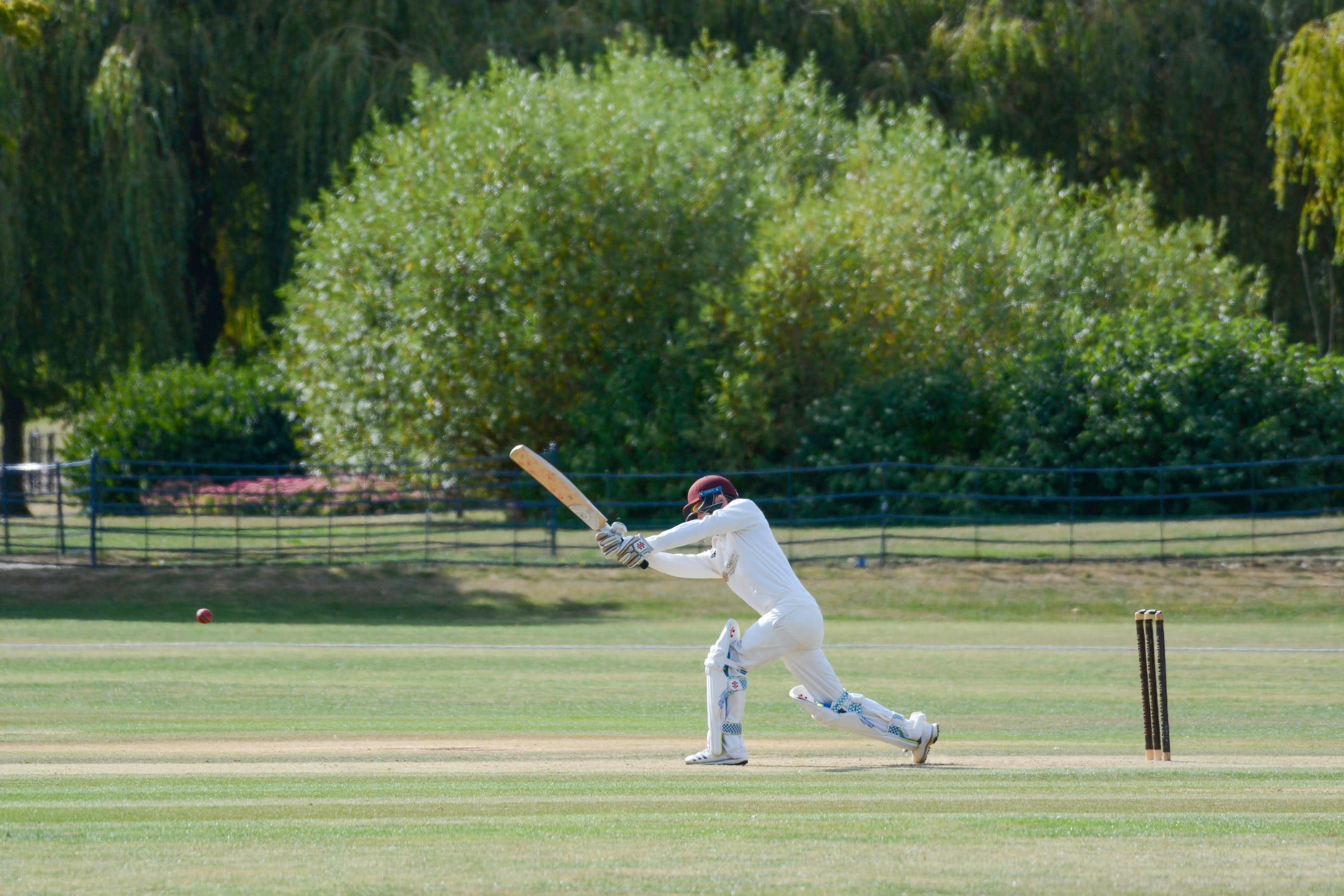 Guardian Batting Pads — Lightweight cane-and-HDF batting pads with moulded knee roll and breathable bolster lining.