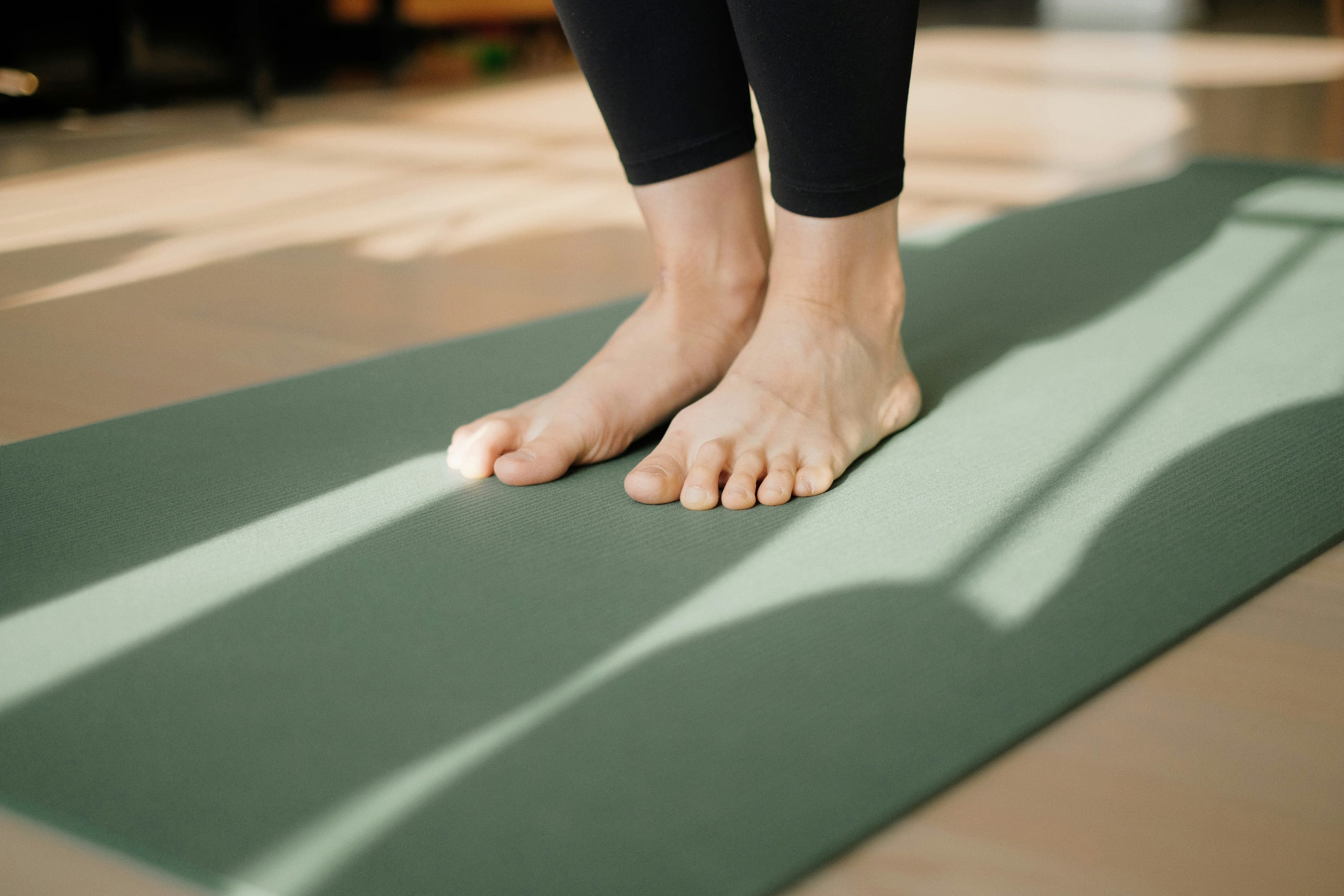 Ground TPE Training Mat — Closed-cell TPE mat, 6 mm, double-sided textured and free of PVC and latex.