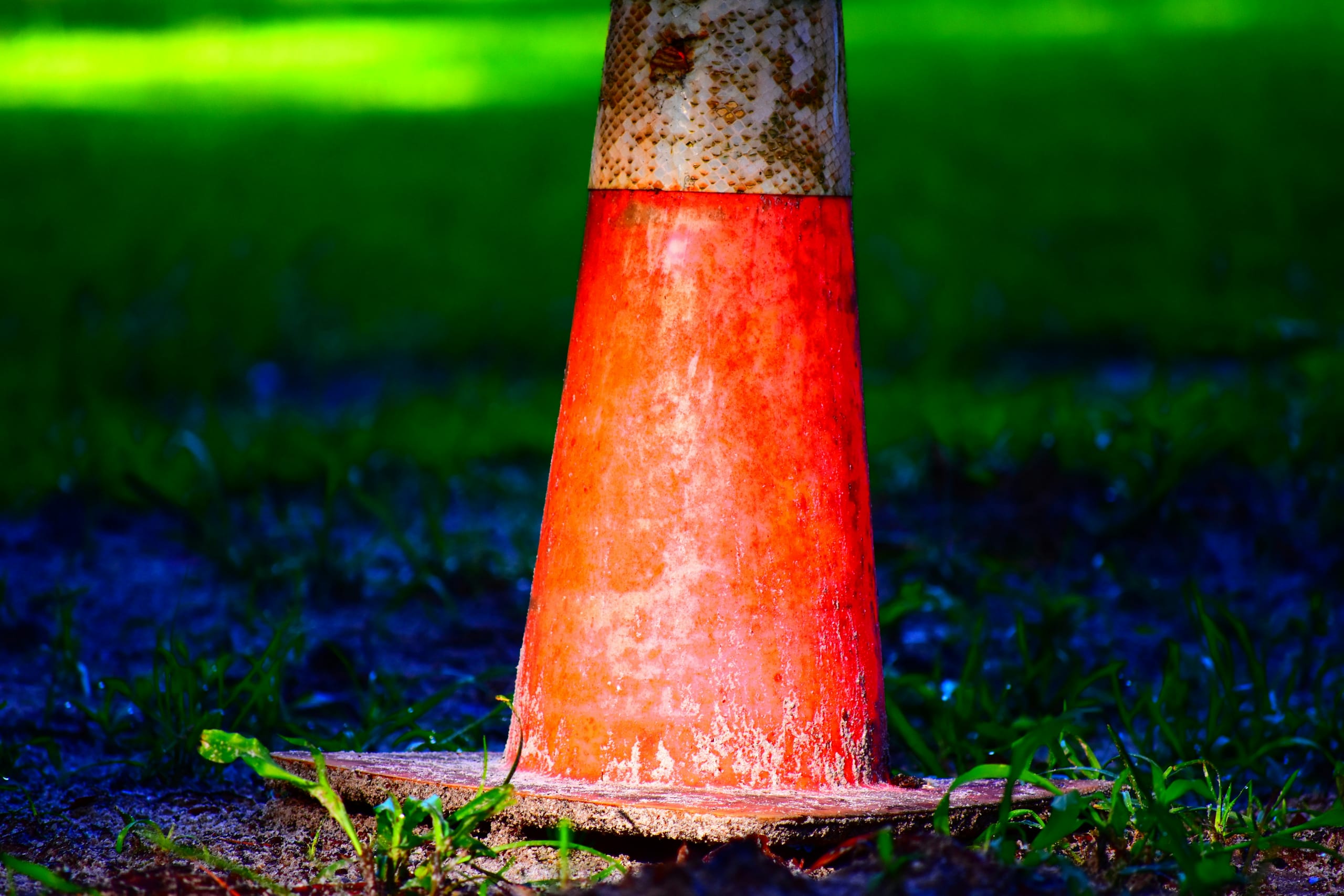 Marker Training Cone Set — Fifty-piece flexible PE cone set in five colours with a carry stand.