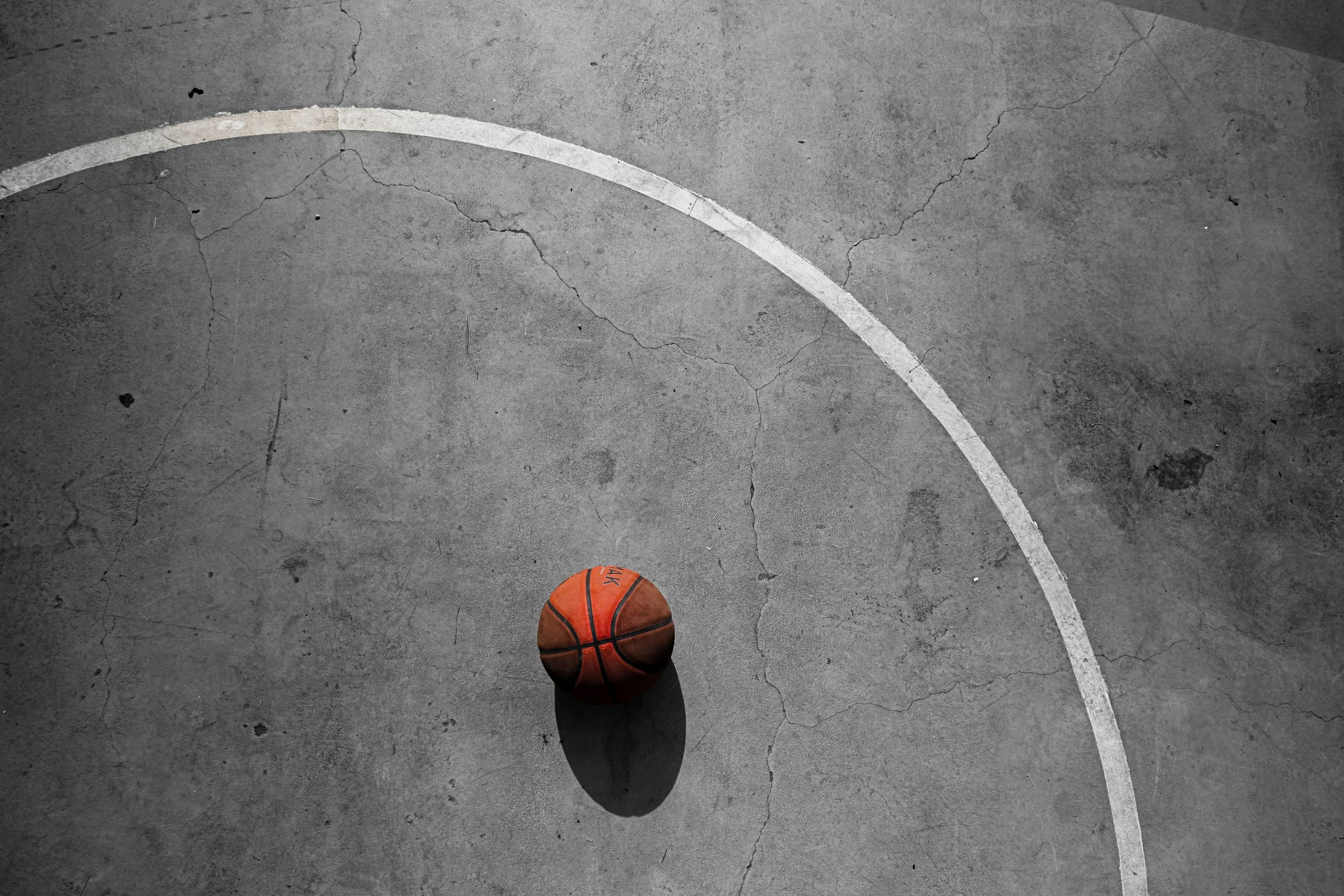 Court Pro Composite Basketball — Indoor/outdoor composite-leather basketball with deep channels and a butyl bladder.